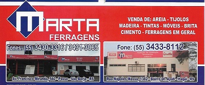 MARTA FERRAGEM São Borja RS